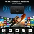 thumbnail image 5 of 2026 Upgraded Digital HD TV Antennas for Free Channels, TV Antenna for Smart TV Indoor, 980+ Miles Range Amplified Antenna for Local Channels, Support 4K 1080P VHF UHF All Old TVs, 9.8FT Cable, 5 of 8