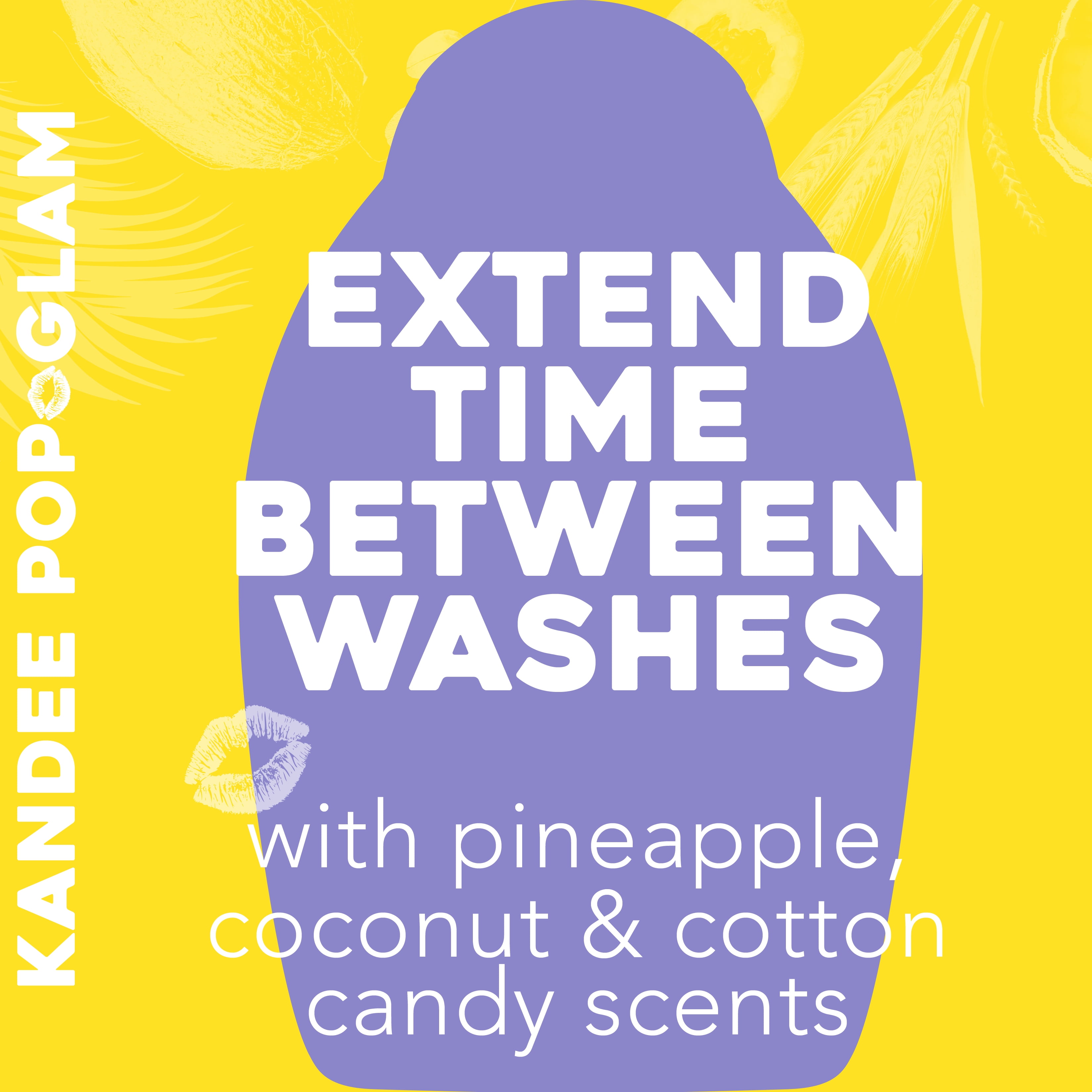 OGX Kandee Johnson Collection Mermaid Dust Dry Shampoo for Oily Hair, Absorbs Dirt & Oil to Revitalize Hair & Features Kandee's Signature Semi-Sweet Floral Scent, 5 oz