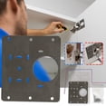 thumbnail image 1 of Mistaha Cabinet Hinge Repair Bracket Kit with Metal Material - Easy Fix for Kitchen Cupboard Hinge Issues, Includes Installation Plates and Screws, 1 of 5