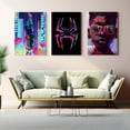 thumbnail image 2 of Miles Morales Canvas Wall Art by DreamController Set of 3 - 16x24 inches Wall Decor | HD Printed & Wooden framed wall art | Modern Wall Decor for Bedroom, Living Room, Office, Kids Room | Made in USA, 2 of 5