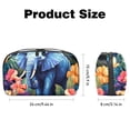 thumbnail image 5 of Elephant Electronic Travel Case Organizer USB Case Charger Phone Case Cable Organizer, Oxford Fabric Waterproof Portable Digital Storage Bag for Cables, Chargers, Phones - 5.9x9.44x3.14 in, 5 of 6