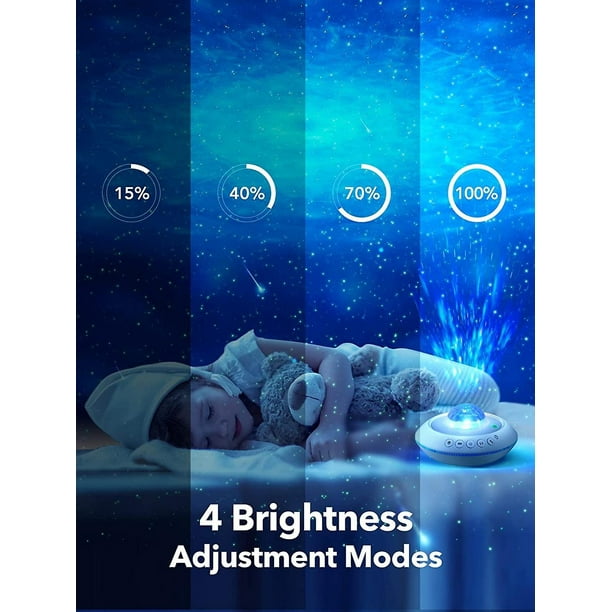 Star Projector Galaxy Light, Bluetooth Music Night Light Galaxy Light  Projector For Bedroom, 41 Lights Starlight Projector Star Light,timer Big  Button 