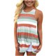 thumbnail image 1 of Moda Mujer Causal Cuello Redondo Blusa Estampada Sólida Camiseta Sin Mangas Verano Tank Tops Fridja  gh1630, 1 of 6