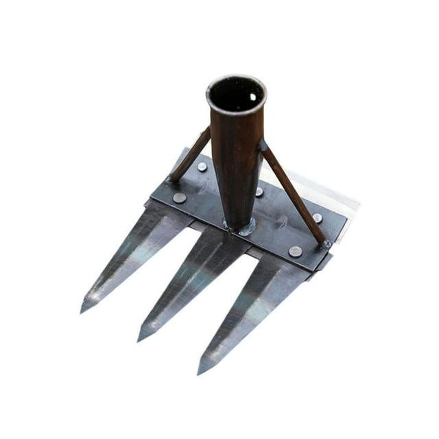 Feltree Heavy-Duty Garden Weeding Hoe Tool, Stainless Steel Soil Rake for Vegetable Planting & Cultivation