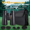 thumbnail image 4 of Axidou 10x42 Binoculars for Adults, Waterproof Outdoor Optics with BAK4 Prism and Low Light Vision, Lightweight Binoculars for Bird Watching, Hunting, Hiking, Travel and Cruises, 4 of 6