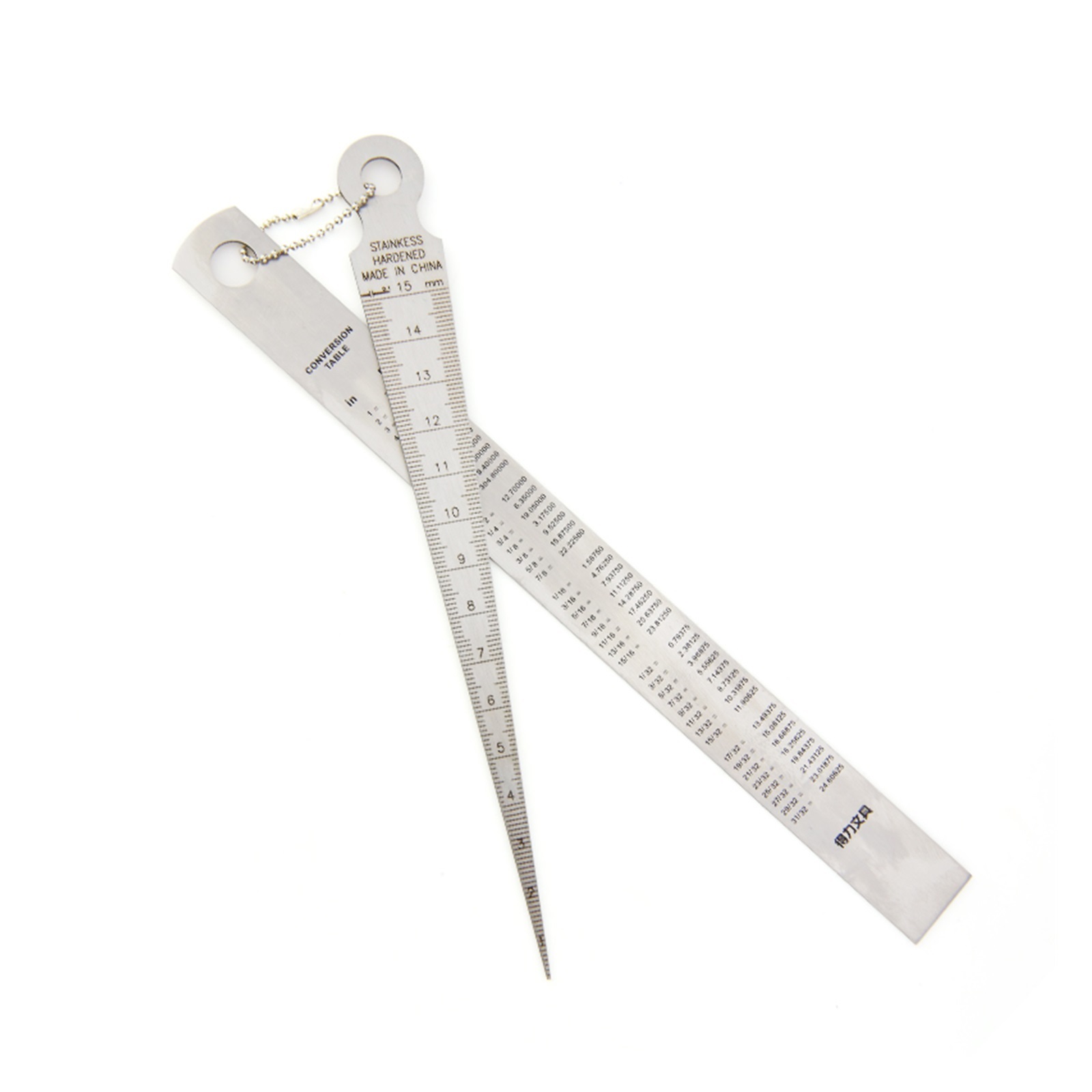 1-15mm Set Wedge Feeler Gauge Clearance Ruler Probe Taper Gauge Gap Measurement Tools Steel Ruler Wedge Valve Thickness Gauge ,Easy to Use
