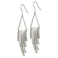 thumbnail image 3 of White Stainless Steel Earring Drop & Dangle Women'S, 3 of 4