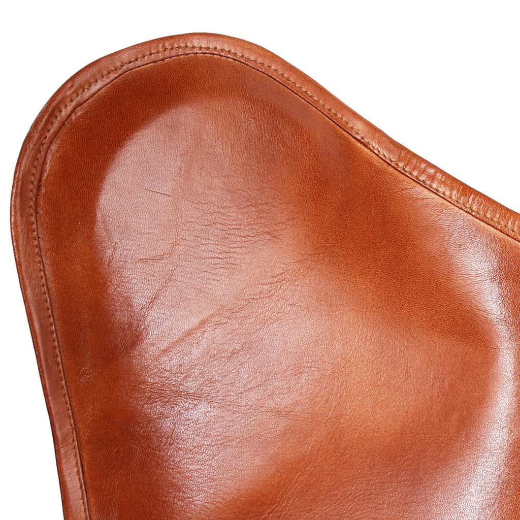 Kepooman Classical Genuine Leather Arm Chair for Living Room, Brown Kepooman Classical Genuine Leather Arm Chair for Living Room, Brown