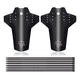 thumbnail image 1 of Guardabarros Reflectante Bicicleta Mtb Trasera Y Delantera Negra, 1 of 5