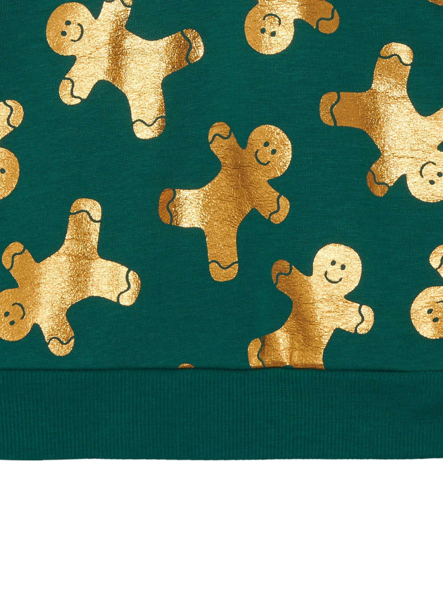 Planet Gold Girl's Holiday Gingerbread Sweatshirt, Sizes 4-18