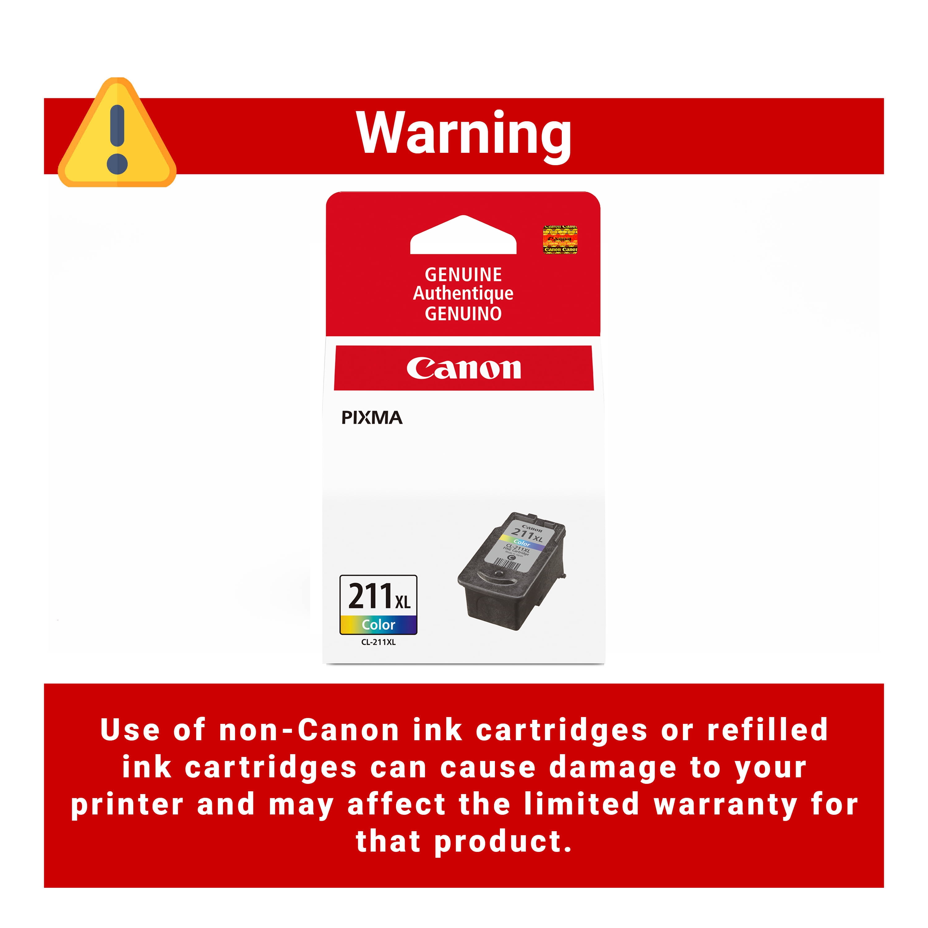 Canon CL211XL Sensormatic Color Cartridge