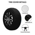 thumbnail image 2 of Naloa Sea Fish PVC Leather Spare Tire Wheel Cover for Car Truck SUV Camper Trailer Universal Fit many size17 inch, 2 of 6