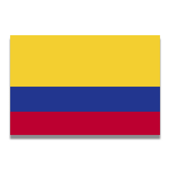Magnet Me Up Columbia Columbian Flag Vinyl Automotive Magnet Decal, 4x6 Inches