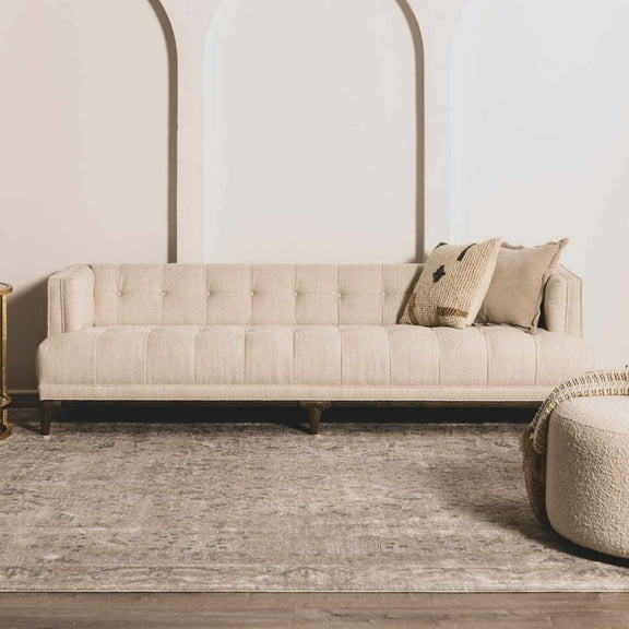 Hauteloom Glengarry Living Room, Bedroom Area Rug - Traditional - LightBeige, Taupe, DustySage - 2' x 2'11"