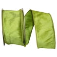 thumbnail image 1 of Reliant Ribbon 92975W-535-40H 20.5 Po 20 Yards Dupioni Supreme Wired Edge Ribbon, Green Grass, 1 of 1