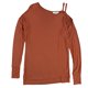 thumbnail image 1 of Blusa de punto con tiras bar III para mujer Naranja Extra Pequeña, 1 of 2