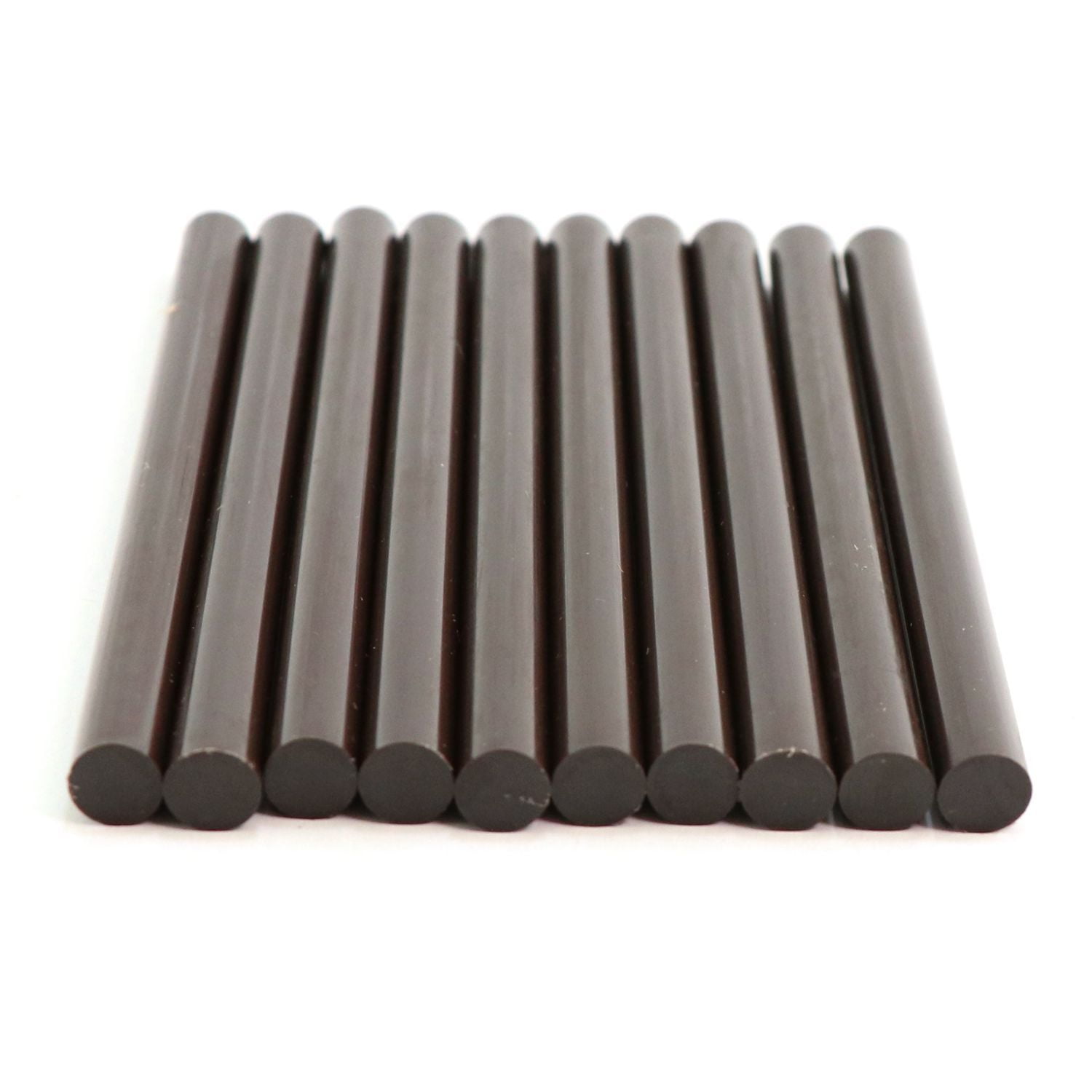 725M54CDARKBROWN Mini Size 4" Dark Brown Color Hot Glue Stick - 5 lb Box