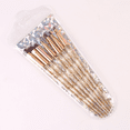 thumbnail image 2 of 7pcs Makeup Brush Crystal Pole Portable Set Makeup Tools(gold), 2 of 4