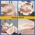 thumbnail image 5 of Circulatik Coral Fleece Striped Rag Cleaning Dish Cloth, Circulatik Microfiber Cleaning Cloth, Super Soft Absorbent Dish Towels Rags Cloths for Washing Dishes, 5 of 7