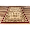 thumbnail image 4 of Great American Distributors Classic Collection Area Rug, Cream/Red, 4 of 4