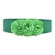 thumbnail image 5 of Cinturón elástico grueso y ancho para mujer, ideal para camisas largas, abrigos y vestidos. Verde, 5 of 9