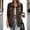 03-Brown, variant on Women's Leopard Print Corduroy Shacket, Button Down Lapel Collar Long Sleeve Loose Shirt Jacket Coat 04-Pink S