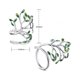 thumbnail image 5 of (Juego de 2) Anillos del Árbol de la Vida, Bonitas Decoraciones del Árbol de la Vida, Anillos Ajustables y Hojas Verdes,, 5 of 5