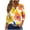 #170-Yellow, variant on UsYezik Womens Dressy Tops 3/4 Sleeve V Neck Trendy Summer Shirts Lace Embroidered Eyelet Hollow Out Tshirts Loose Tops Blouses