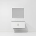 thumbnail image 5 of Sonoma 36 in W x 22 in D Glossy White Single Bath Vanity, Carrara Marble Top and 36 in LED Mirror, 5 of 11