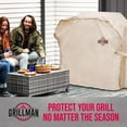 thumbnail image 7 of Grillman Premium BBQ Grill Cover, Heavy-Duty Gas Grill Cover for Weber, Brinkmann, Char Broil etc. Rip-Proof, UV & Water-Resistant (58 L x 24 W x 48 H, Tan), 7 of 7