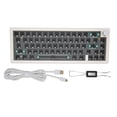 thumbnail image 2 of Kit Clavier 67 Touches Hotswap, Clavier DIY 65 % avec Bouton, Connexion 3 Modes Clavier Mécanique Modulaire RGB, Supporte Interrupteur 3pin et 5pin, 2 of 8