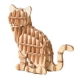 thumbnail image 4 of Rompecabezas de gato en 3D de madera, juguete para practicar, desarrollar juego de juego portátil, rompecabezas interactivo, rompecabezas artesanal, 4 of 9