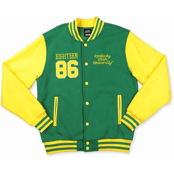 Big Boy Kentucky State Thorobreds S2 Mens Fleece Jacket [Green - S]