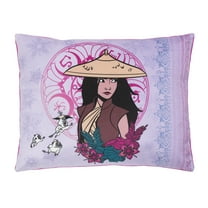 Disney Raya and the Last Dragon Mythic Pop Decorative Pillow, 12" x 15", Purple, Toddler Girl Pillow