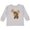 AC-Heather Grey, variant on Inktastic Cute Moose Boys or Girls Long Sleeve Toddler T-Shirt