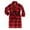 Red Plaid, variant on Moose Plaid Lazy One Ultra-Cozy Plaid Bathrobes for Men (L/xl)