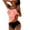 Pink, variant on cocolona Tankini Swimsuits for Women Athletic Two Piece Bathing Suits Tank Tops with Boyshorts Swimwear on Clearance