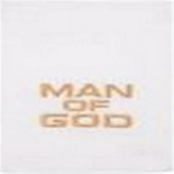 Swanson Christian Supply 136382 Man of God Pastor Towel, White with Gold Lettering