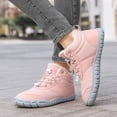 thumbnail image 2 of adviicd Men Winter Boots Winter Barefoot Shoes Mens Snow Minimalist Zero Drop Boots Wide Toe Box Toes Sneakers Workout Footwear Shoes Boots Unisex (Pink,7.5), 2 of 6