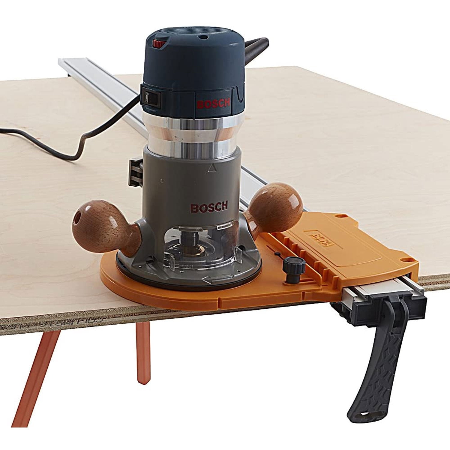 Bora Tool 542005 Woodworking Adjustable Router Tool Guide Accessory, Orange