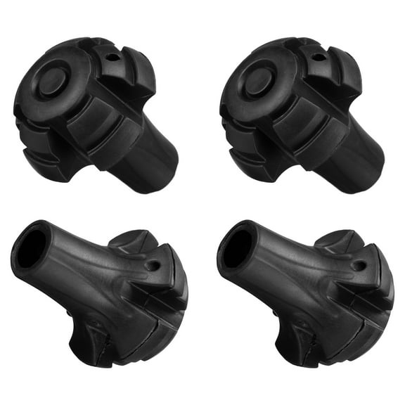 Uxcell Spherical Walking Stick Tip Protectors Replacement Trekking Pole Accessories 4 Pack