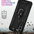 thumbnail image 6 of Allytech Rugged Case for Samsung Galaxy S23 Plus, Military Grade Protection Shockproof Cover with Metal Rotatable Ring Stand, Magnetic Car Mount Holder Case for Samsung Galaxy S23 Plus - Black, 6 of 7