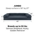 thumbnail image 2 of FurHaven Pet Products Quilted Cooling Gel Top Sofa Pet Bed for Dogs & Cats - Iron Gray, Jumbo, 2 of 13
