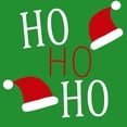thumbnail image 3 of Allen, Kimberly 15x15 Black Modern Framed Museum Art Print Titled - HO HO HO Hats, 3 of 5