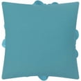 thumbnail image 6 of JWH Handmade 3D Wool Flower Throw Pillow Covers Aesthetic Decorative Floral Accent Pillow Cases 18"x18"Aqua for Sofa Couch Bedroom Decor, 6 of 9