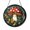 Acrylic 3.5 Inch, variant on Stained Glass Mushroom Suncatcher, Bright Spring Forest Window Art Decor