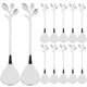 thumbnail image 1 of 12 piezas de acero inoxidable cuchara de cuchara de cuchara de acero inoxidable cóctel cuchara bebida cuchara de mezcla, 1 of 6