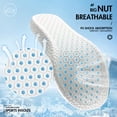 thumbnail image 3 of XINIFOOT 3 Pairs Breathable Shock Absorption Sport Shoe Insoles for Men&Women Elastic Soft Running Shoes, 3 of 7
