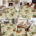 thumbnail image 5 of Large Area Rugs for Living Room Bedroom, Spring Flowers 8'x10' Rug Washable Carpet Runner Indoor Outdoor, Botanical Blossom White Daisy Floral Non Slip Floor Mats Rug for Kitchen, Patio, 5 of 8