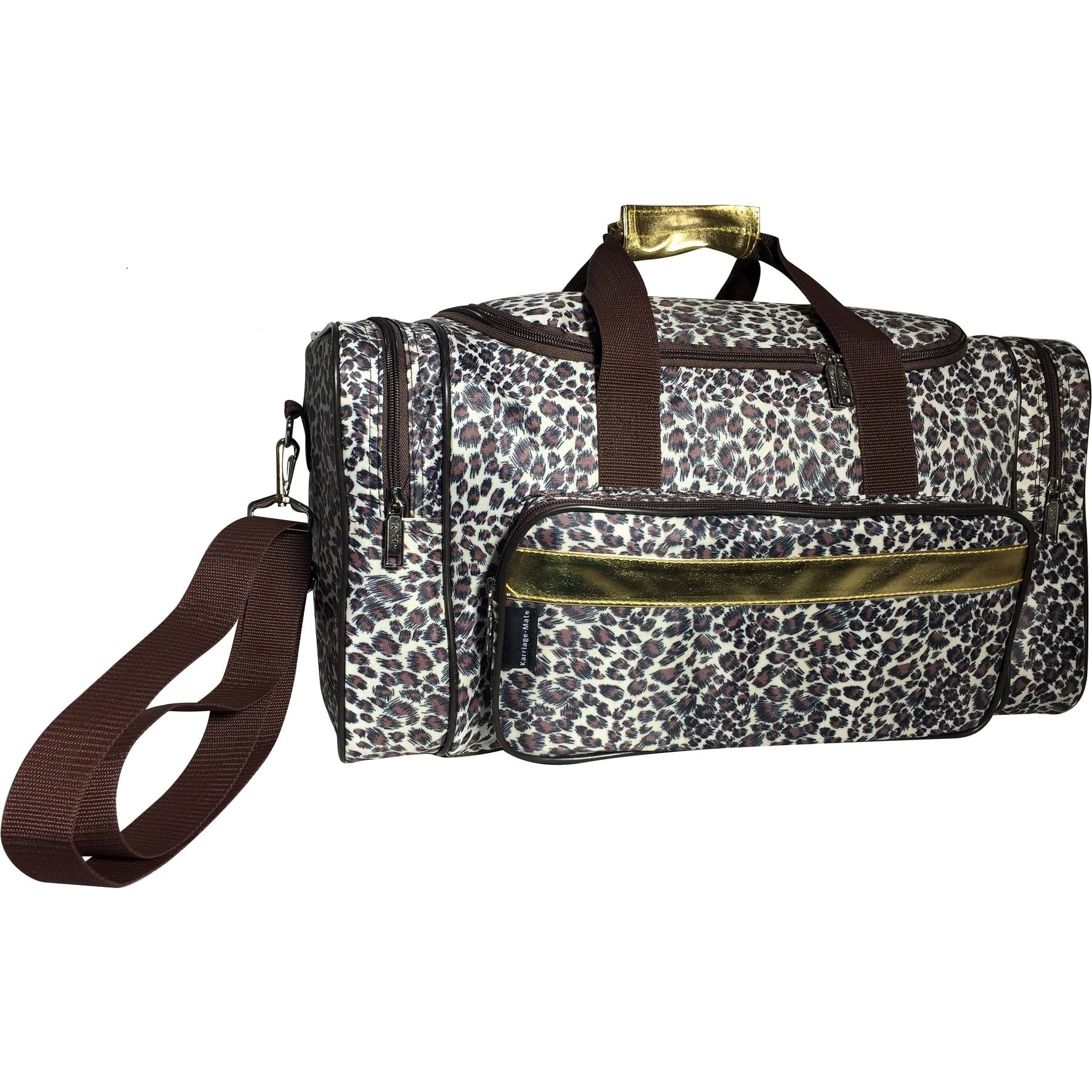 KarriageMate Leopard 20inch Carry On Duffel Bag
